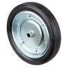 Wiel rub zwart naakt metalen velg