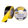 Kleefband markering 50mmx33m geel/zwart