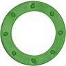 Sleutelring plastiek groen