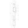 Voorplaat lap 472 inox din