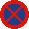 Parkeer-stationeerverbod sticker E3