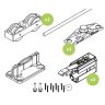 Schuifdeur JUNIOR 100Z met 2 Softstops