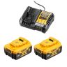 Startset XR 18V 2x5.0Ah met lader DCB1104QW