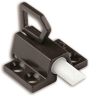 Knipslot alu nylon pin lang wit