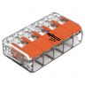 Verbindingsklem 221 Transparant 5x4mm²
