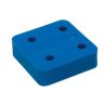 Drukplaat ny zonder sleuf 20mm blauw /48