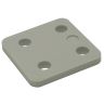 Drukplaat ny zonder sleuf 7mm grijs /48