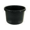 Mortelkuip rond pvc zwart 90L
