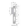 Sluitplaat 5 rond inox DIN L