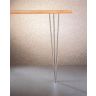 Poot inox-look 71cm driehoek conisch 33
