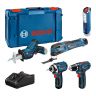 Toolkit 12V 5-delig + 3x2.0Ah