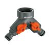 2-weg Waterverdeler 3/4, 26.5mm