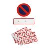 Sticker 'Verboden parkeren'