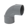 Bocht Sani pvc Grijs VV 87°