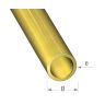 Buisprofiel rond, messing, dia 8x0.5mm, 1m