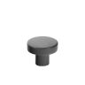 Deurknop inox vlak 55m