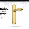 Kruk ELENA + plaat LARA BB Koper 110