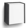 Lantaarn wand MACAW zwart 1x3W selv