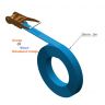 Sjorband eindloos Oranje 25mm 2500 daN 5m