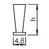 Afdichtingsborstel voor rp 10800 4.6mm