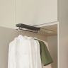 Kleerhanger LINEA op geleider antracietgrijs
