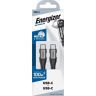 Kabel Metal USB-C/USB-C Zwart 100W 2m