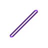 Rondstrop 1T 1.0m paars