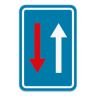 Verkeersbord B21: Voorrang deze richting