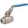 Kogelkraan inox 2-dlg binnendraad