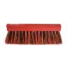 Straatbezem Bahia/pvc kort rood 30cm rond