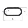 Roe ovaal 30x14x2 alu F1 5.0m