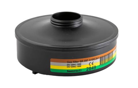 Gasfilter SR 597 A1BE2K1 PC/ABS zwart, voor SR 500/SR 500 EX, 2st