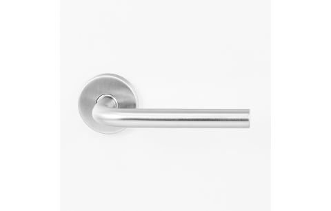 Kruk L inox rond BTH1026 rozet 6mm