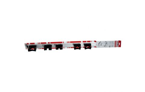 Rail alu 90cm met 5 clips