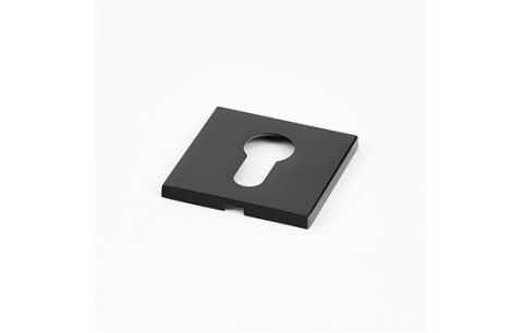 Rozet PZ vierkant 5mm zwart
