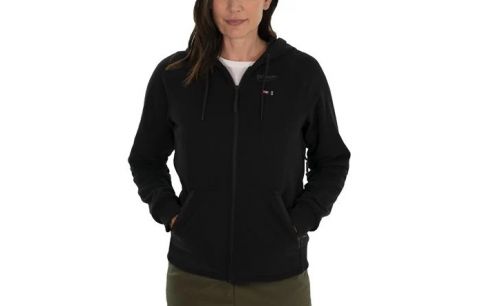 Hoodie dames verwarmd M12 Zwart