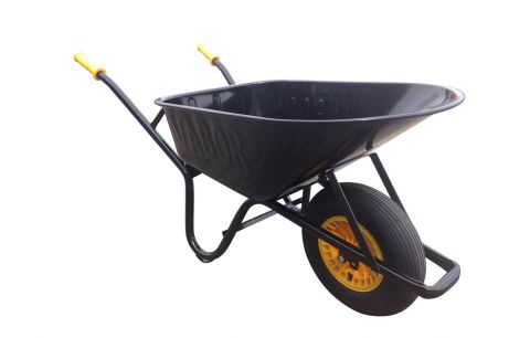 Kruiwagen Bouw RB802 Zwart 90L PP 2ply