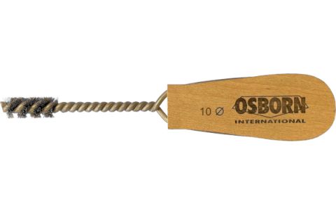Borstel 10x25mm met houten handvat