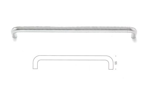 Trekker inox recht 125/14mm