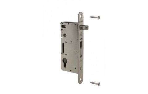 H-wood inox slot doorn 60mm