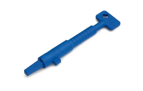 Bouwsleutel K univers DX kunstof blauw