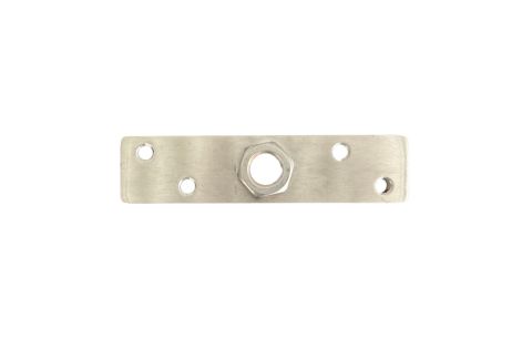 Tegenplaat rechth/losse moer (D2) Inox