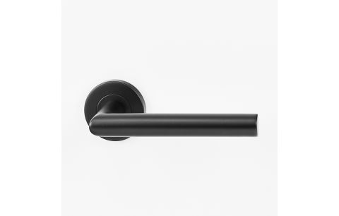 Kruk LG inox rond BTH1046 6mm zwart mat