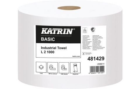 Handdoekpapier KATRIN Basic L2 360 m