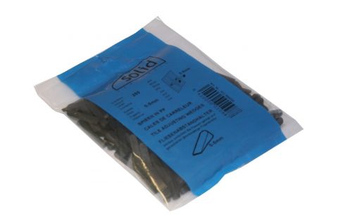 Tegelspieen kunststof zwart 5x30mm