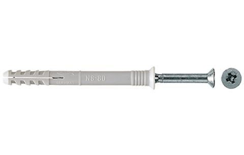 Nagelplug nylon/vz PZ N-Z 8x100