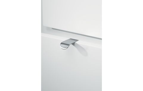 Inzetgreepje chroom mat