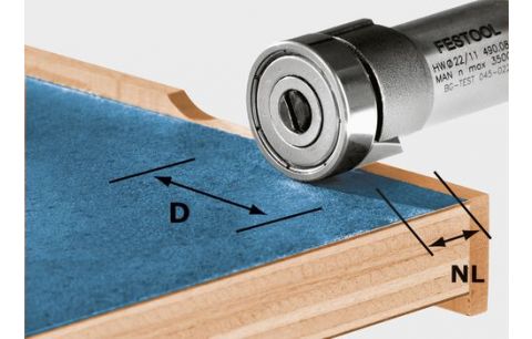 Kantenfrees hm d22/8-ofk