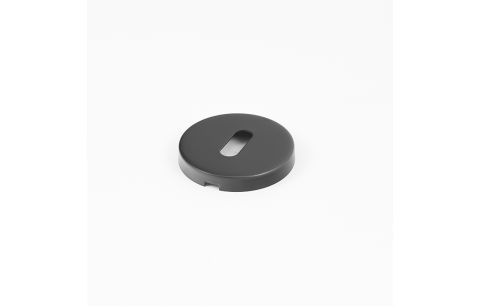 Rozet BB inox rond 8mm zwart mat
