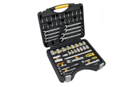 Doppendoos 68st 1/4" + 1/2" + sleutels